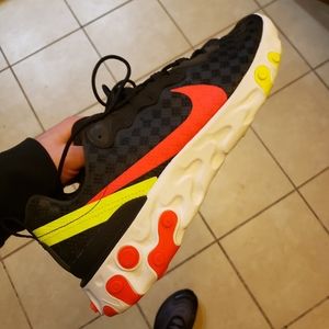 Nike React Element 55 Black Men's Shoes Size 13 US